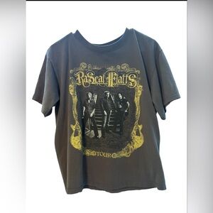 Rascal Flats Gray T-Shirt with Yellow Design